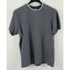 Peter Werth Northwold Men's‎ XL Short Sleeve Knit Navy Blue Cotton Crew T-Shirt